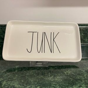 Rae Dunn JUNK Trinket Tray 9x5x1 NWT